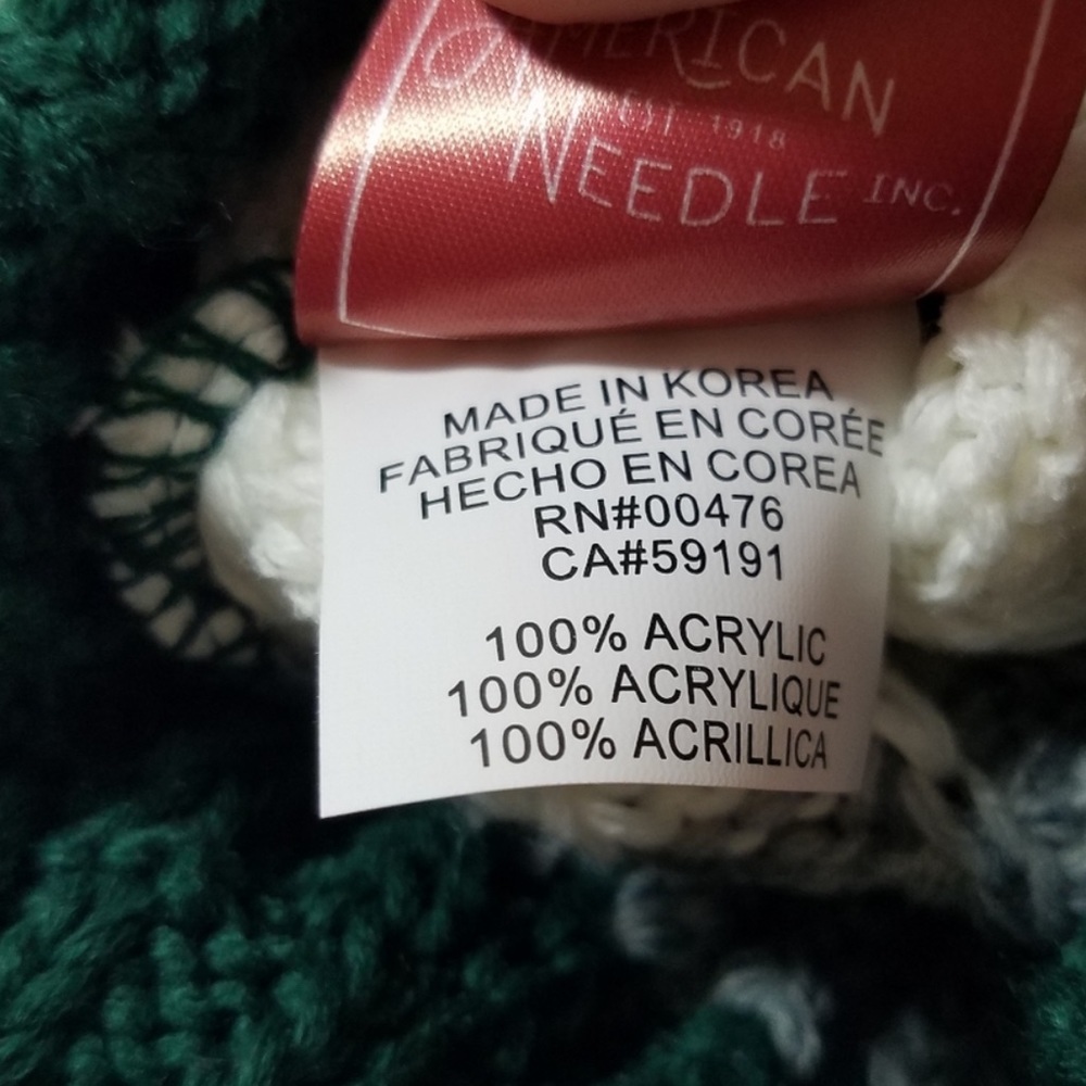 American Needle Inc. Stripe Knit Pom Beanie - Picture 2 of 3